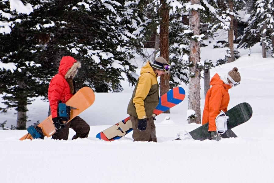 Winter snowboarding experience in Virginia near Shenandoah Valley
