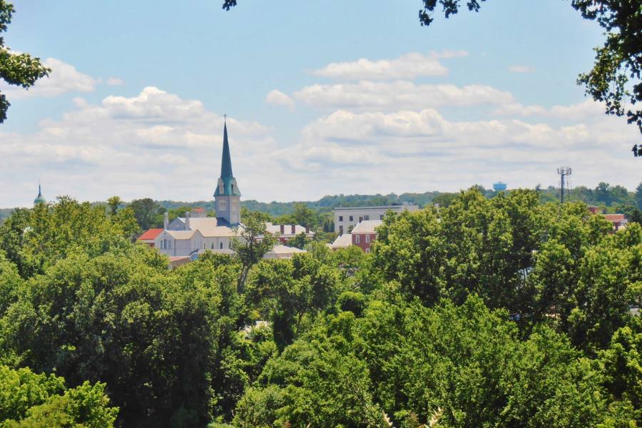 Historic Fredericksburg skyline
