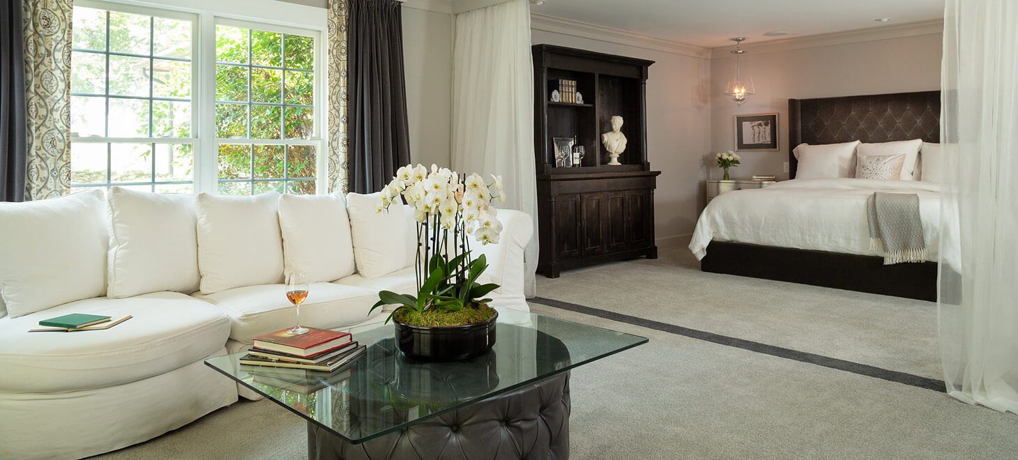 Luxury guest room at our Virginia bed and breakfast