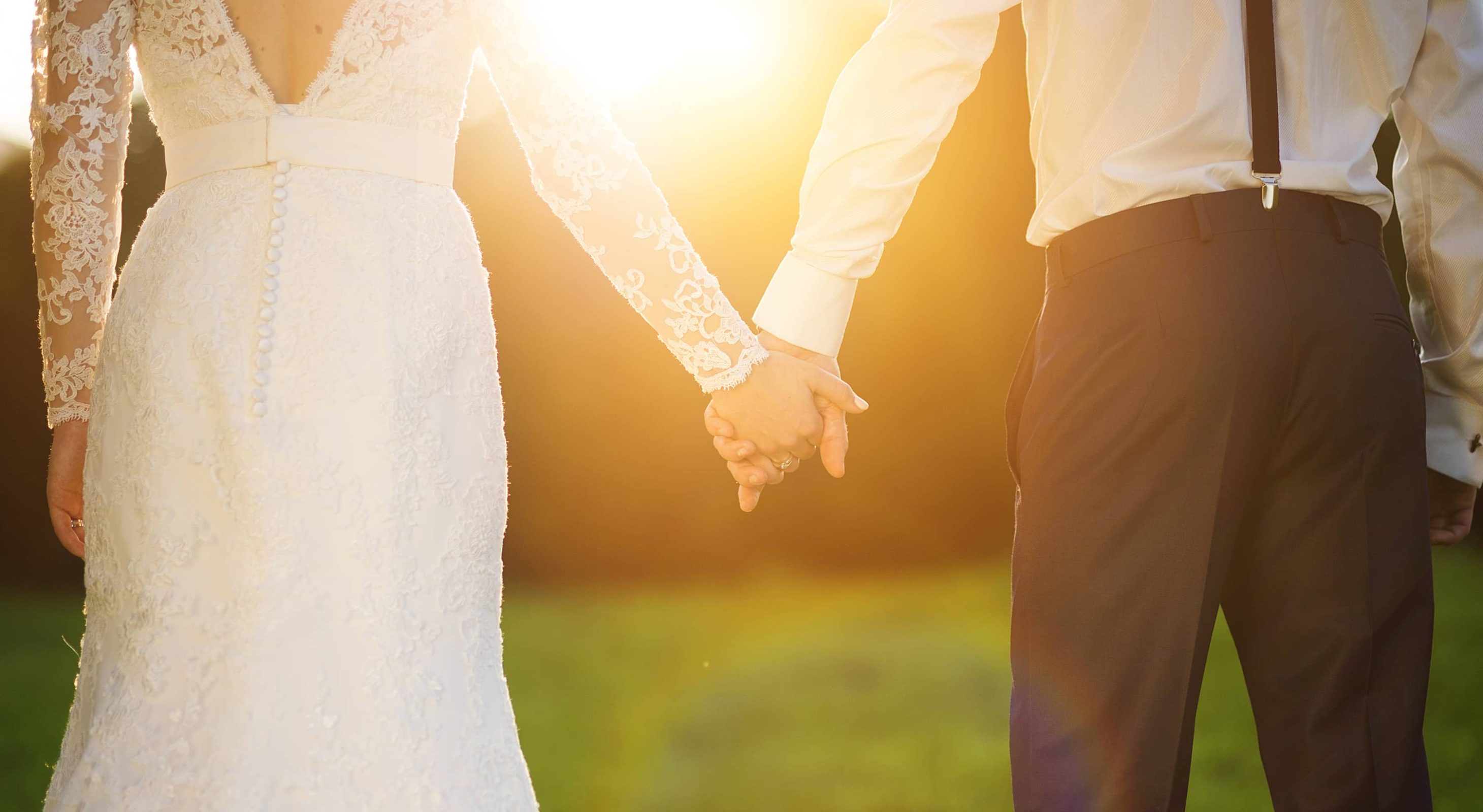 Virginia Wine Country Wedding Venue - Couple Holding hands