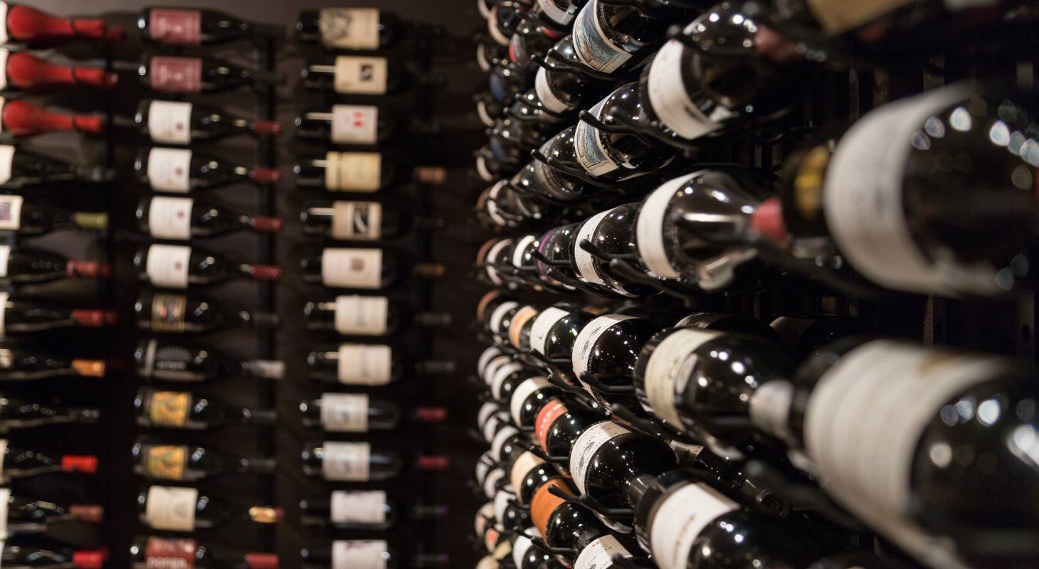 Wine cellar at Glen Gordon Manor